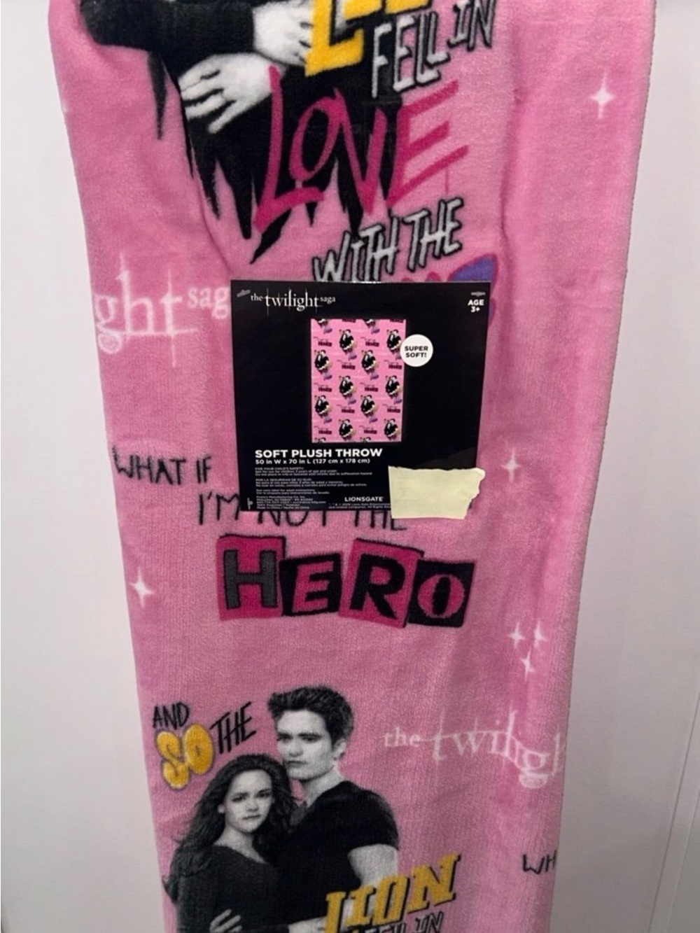The Twilight Saga Soft Plush Throw Blanket